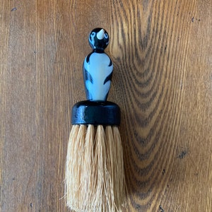 Vintage Rare Wooden Penguin Clothing / Hat Wisk Grooming Brush