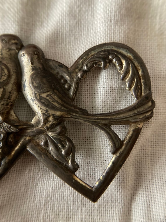 Vintage TRUART Sterling Silver Victorian "Love Bi… - image 4