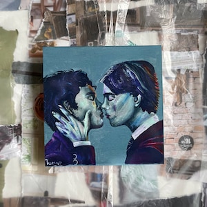 Print Wilhelm and Simon kiss Young Royals s1