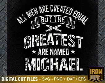 Funny Dad Michael SVG: Fathers Day, Patriot Cut File (Digital Download)