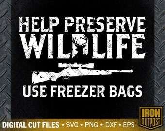 Help Preserve Wildlife SVG: Hunting 2nd Amendment Design (Digital Download)