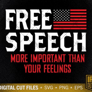 Free Speech Svg, Patriotic Svg, 4 juli Svg, Gun Rights Svg, Cut File, Silhouette Svg, Cricut Designs