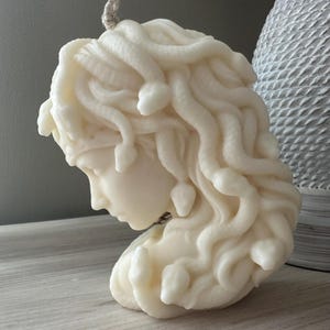 Medusa Goddess Candle| Sculpture Candle| Mythical Decor | Home Decor | Snake candle | Goddess Candle | Decorative Art Candle | Unique gift