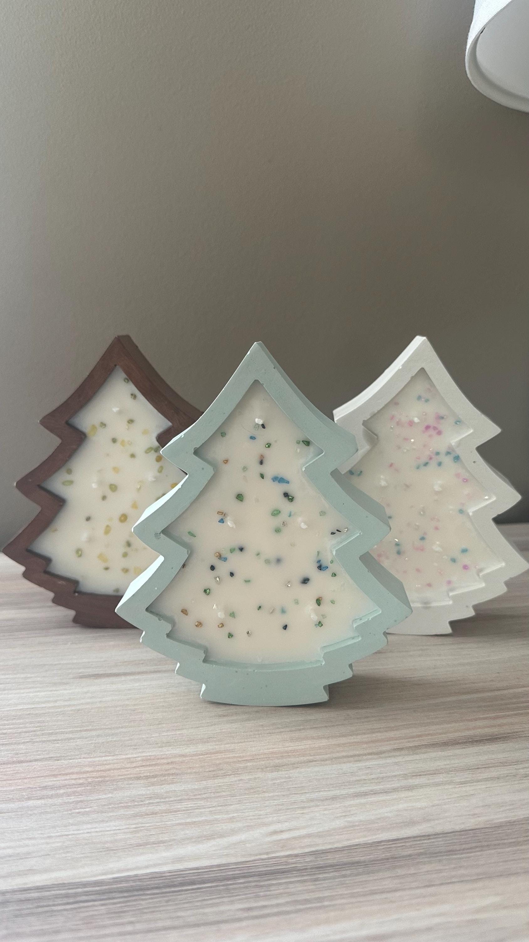 Christmas Tree Candle: Hand-poured Soy Wax Holiday Decor - Etsy