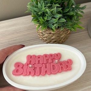 Happy Birthday Candle | Unique Birthday gift | Candle gift | Home Decor | Small birthday gift | Birthday party decorations