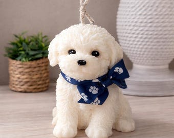 Dog shape candle | dog owners gift | Cute puppy Candle | Dog lovers gift | Gift idea | Hostess gift | Housewarming gift | Maltipoo retriever