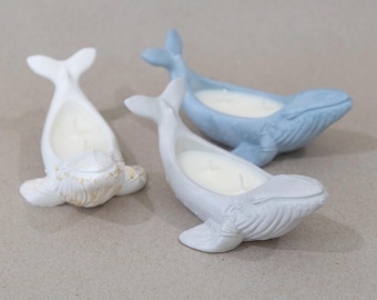 Whale candle | Sea Theme Decor | Beach house decor | Coastal decor | Housewarming gift | Beach Lover&#39;s gift | Bathroom decor | Ocean vibe