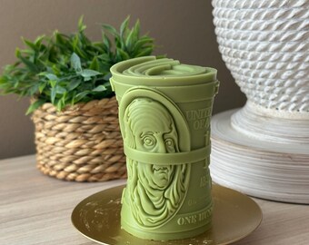Money Candle – Roll of Money Candle – Handmade Soy Wax Gift – Funny Christmas Gift – Wealth Decor - Prosperity Candle - Business gift