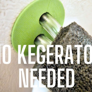 You don't need a Kegerator - Fridge Tube Hole Solution - Homebrew