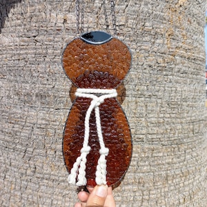 Hawaiian Ipu heke stained glass hanging, Ipu heke suncatcher, Ipu heke ornaments, Ipu heke window decor