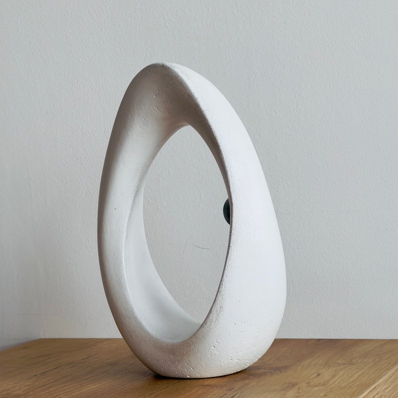 Abstract Sculpture Modern Statue Abstract Statue White Décor Etsy