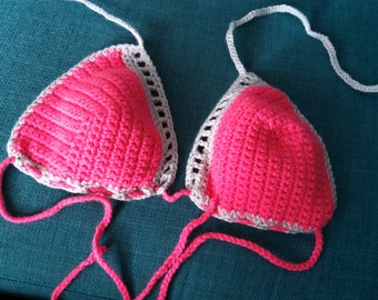 Crochet festival bra top