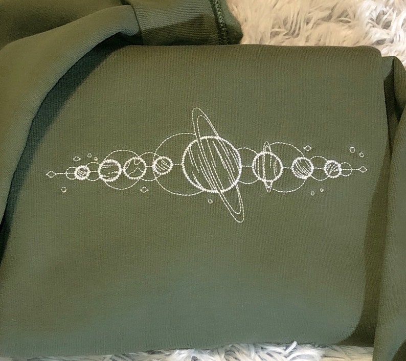 Vintage Embroidered Sweatshirt Shirt Etsy