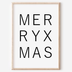 Poster Weihnachten | Familie | Weihnachtsdekoration | Xmas | Geschenk | Zuhause | Weihnachtsschmuck | Wanddeko