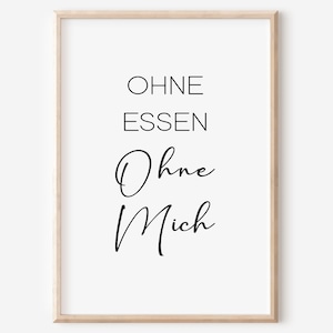 Küche Definition | Zuhause | Poster Wanddeko | Download | Küche | schwarz weiß