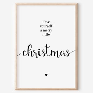 Poster Weihnachten | Familie | Weihnachtsdekoration | Christmas | Geschenk | Zuhause | Weihnachtsschmuck | Wanddeko