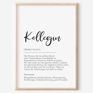 Abschiedsgeschenk Kollegin | Kollege | Rente | Ruhestand | Geschenk Danke | Chef Chefin | Definition