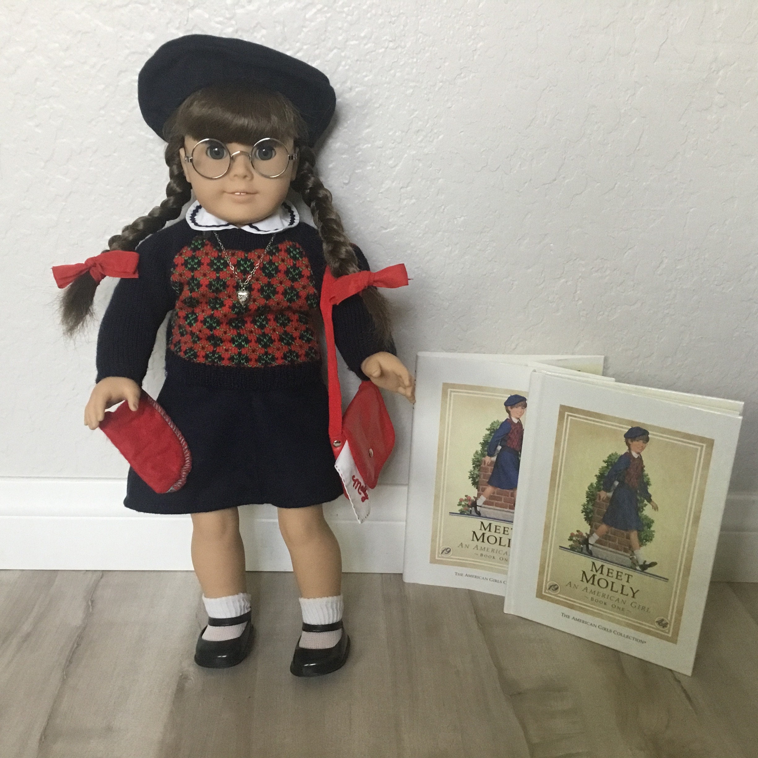 American Girl Emily Doll with Paperback Book Emily's Accessories Set