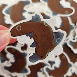 Platypus Sticker: Waterproof Matte Vinyl Decal