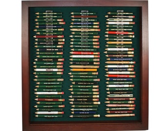 96 Golf Pencil Display Case with Acrylic Cover ~ Four Color Options