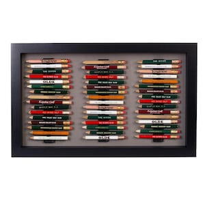 Golf Pencil Display Case | Holds 48 Round or Hexagonal Golf Pencils | 5 Color Options | Made in The USA