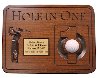 Cherry Hole-In-One Plaque