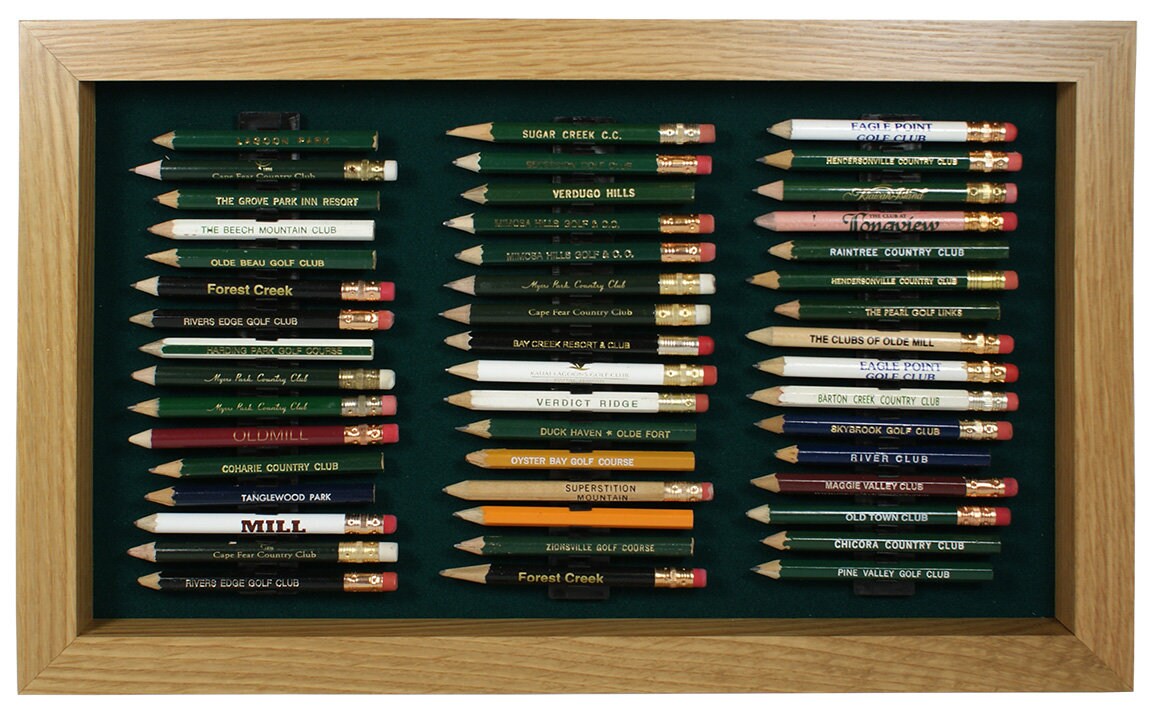 48 Golf Pencil Display Case Etsy