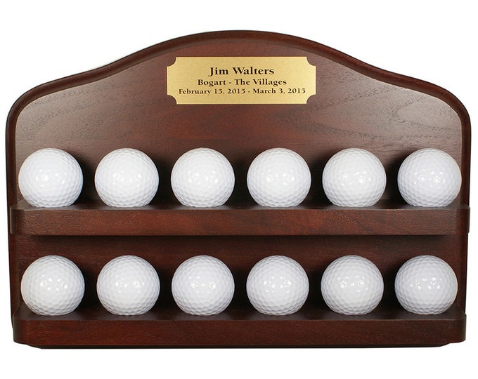12 Golf Ball Display Rack~3 Color Options