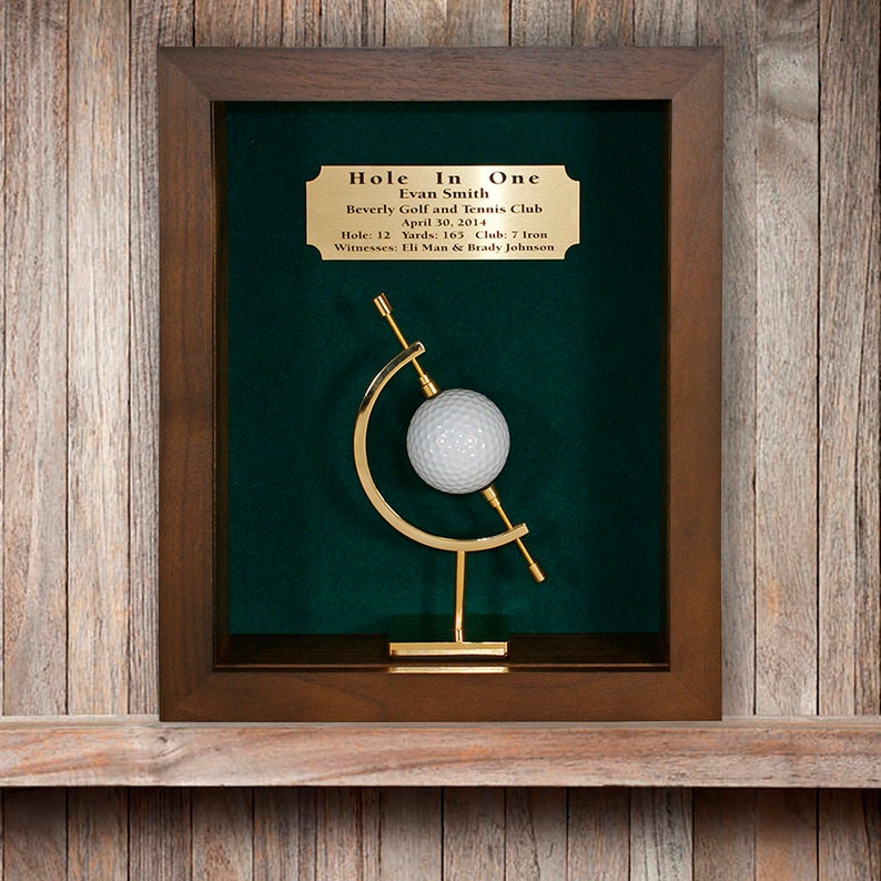 Holeinone Shadow Box With Caliperthree Color Options Etsy