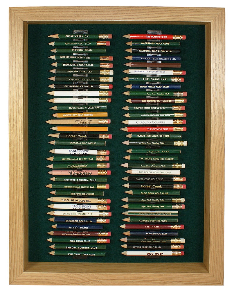 64 Golf Pencil Display Case Etsy