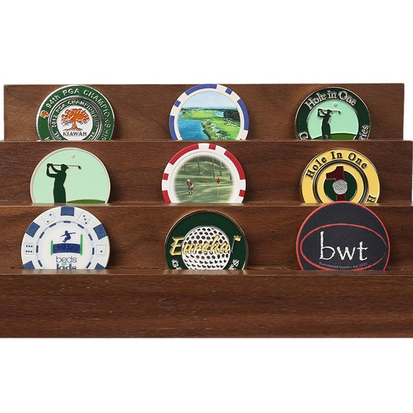 Golf Poker Chip Display Etsy