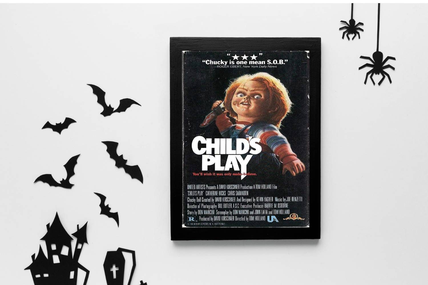 Child's Play 1988 Tom Holland Chucky Japonês Card mini pôster de filme B5