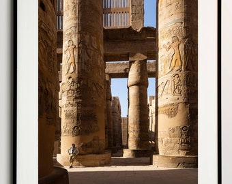 The Karnak Temple Complex of LUXOR. EGYPT travel photography. Printable wall art, instant digital download.