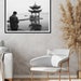 HANGZHOU Jixian Pavilion. West Lake. Black and White Travel Photography ...