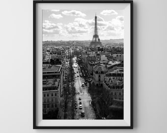 Eiffel Tower Print: Paris Cityscape Photography (Digital Download)