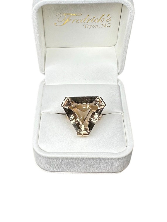 14k Smoky Topaz Ring