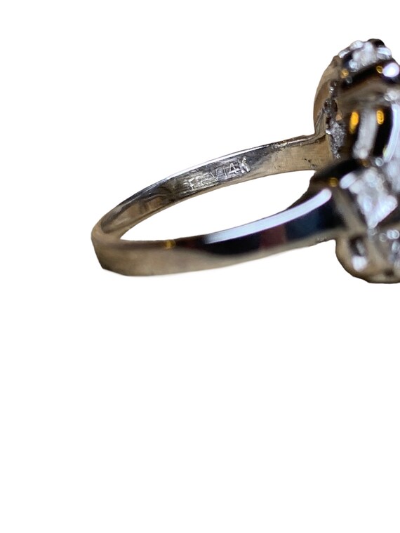 14 karat Vintage Diamond Ring - image 6