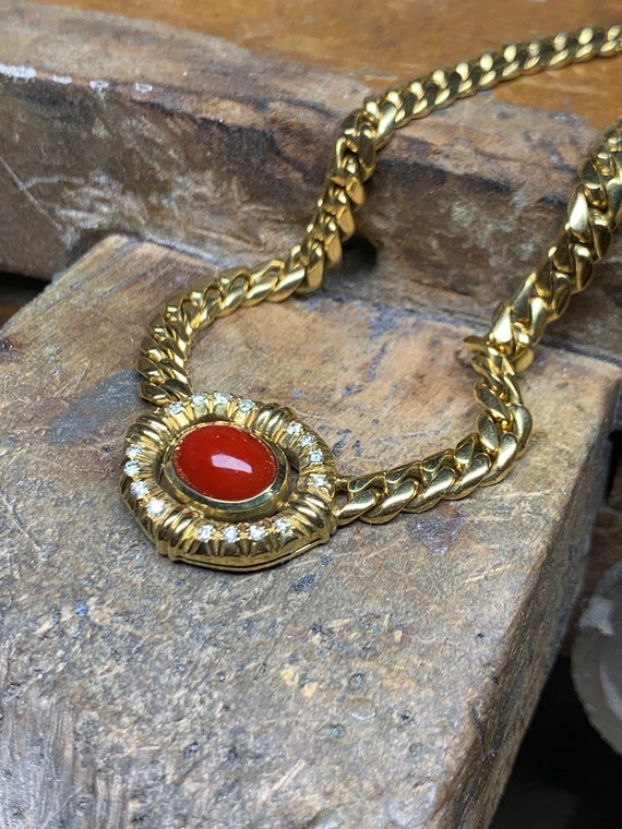 Vintage Sardonyx Italian Necklace - image 1