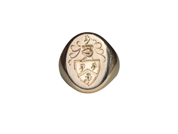14k Coat of Arms Ring
