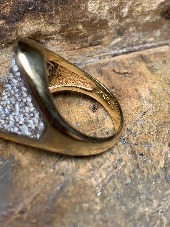 Pavé Saddle Ring - image 7