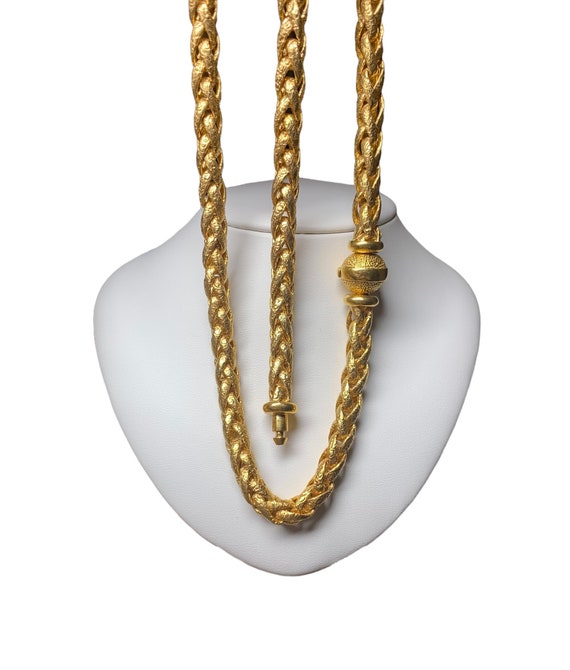 22 Karat Gold Italian Braid Chain