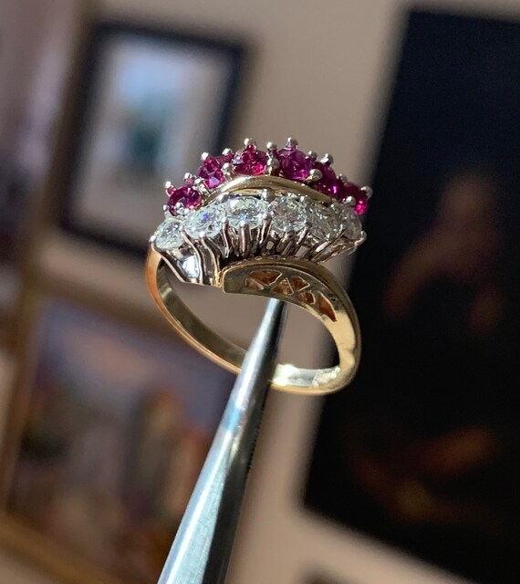 Ruby & Diamond Ring - image 2