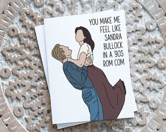 Sandra Bullock 'While You Were Sleeping' Rom Com Card