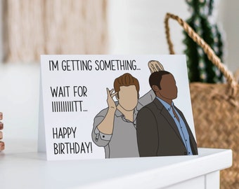 Psych Birthday Card - Shawn and Gus, Wait for It, Psych TV Show, Funny Novelty Card sean and gus, Psych birthday gift