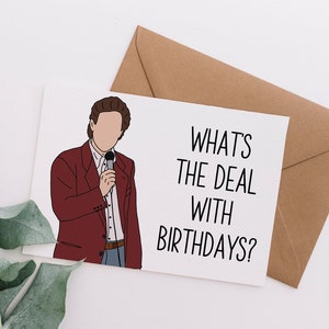 Seinfeld Birthday Card Jerry Seinfeld, What's the Deal With Birthdays ...