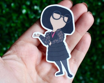 Edna Mode Sticker: The Incredibles sticker, Waterproof Matte Decal, Pixar sticker