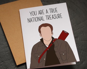 National Treasure Movie Card: Anniversary Friendship Card