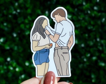 Peach Scene Sticker: TSITP Waterproof Decal, Conrad and Belly the summer I turned pretty sticker