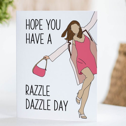 13 Going on 30 Card Razzle Dazzle Day Chick Flick Greeting Etsy