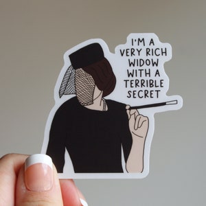 Janet Snakehole Sticker - Parks and Rec Sticker, Waterproof Weatherproof sticker, MATTE, hand drawn, Burt macklin, April Ludgate sticker